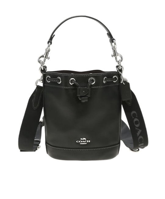 Coach Adjustable Shoulder Strap Shoulder Bag In Black