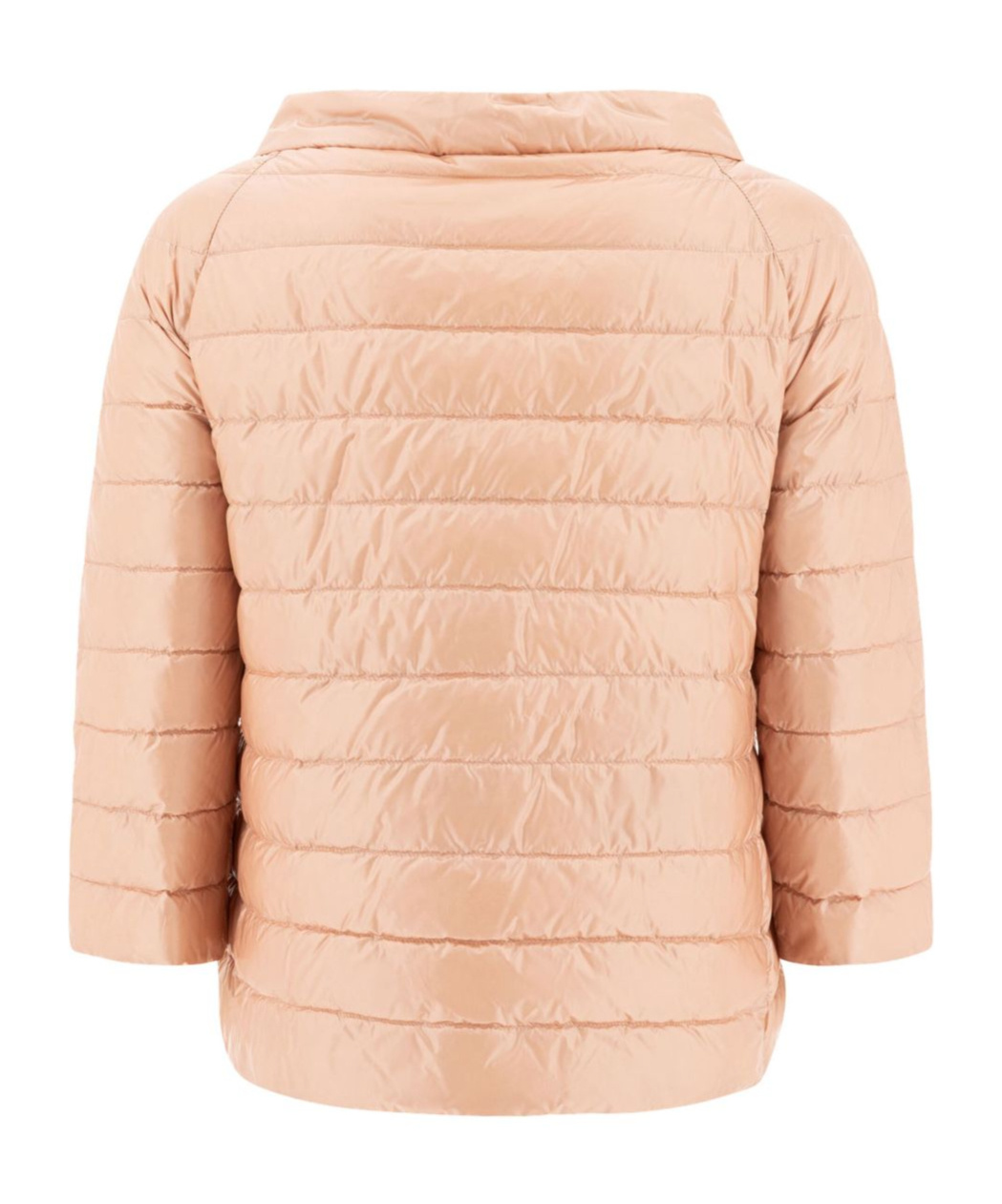 Herno Nylon Lightweight Reversible Cape In Orange