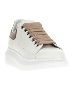 Alexander Mcqueen Low-top Leather Sneakers In White