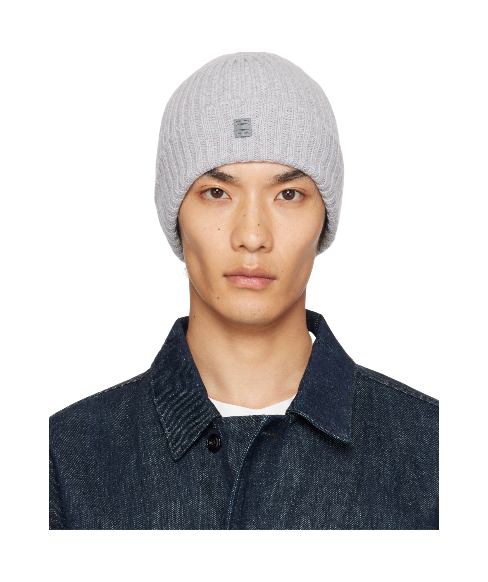 Givenchy Ribbed Knit Hat In Black