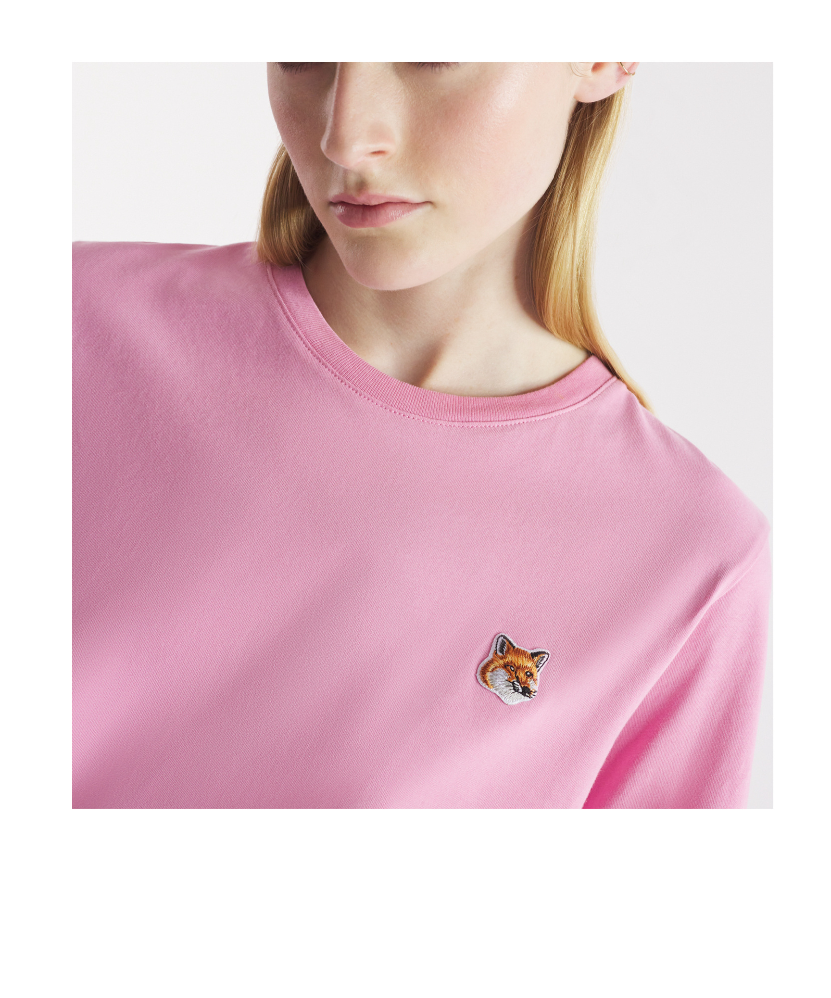 Maison Kitsuné Short-sleeved T-shirt In Pink