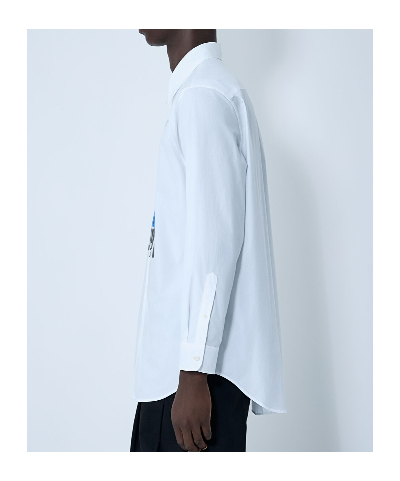 Jean Paul Gaultier Men Logo Print Button-down Shirt