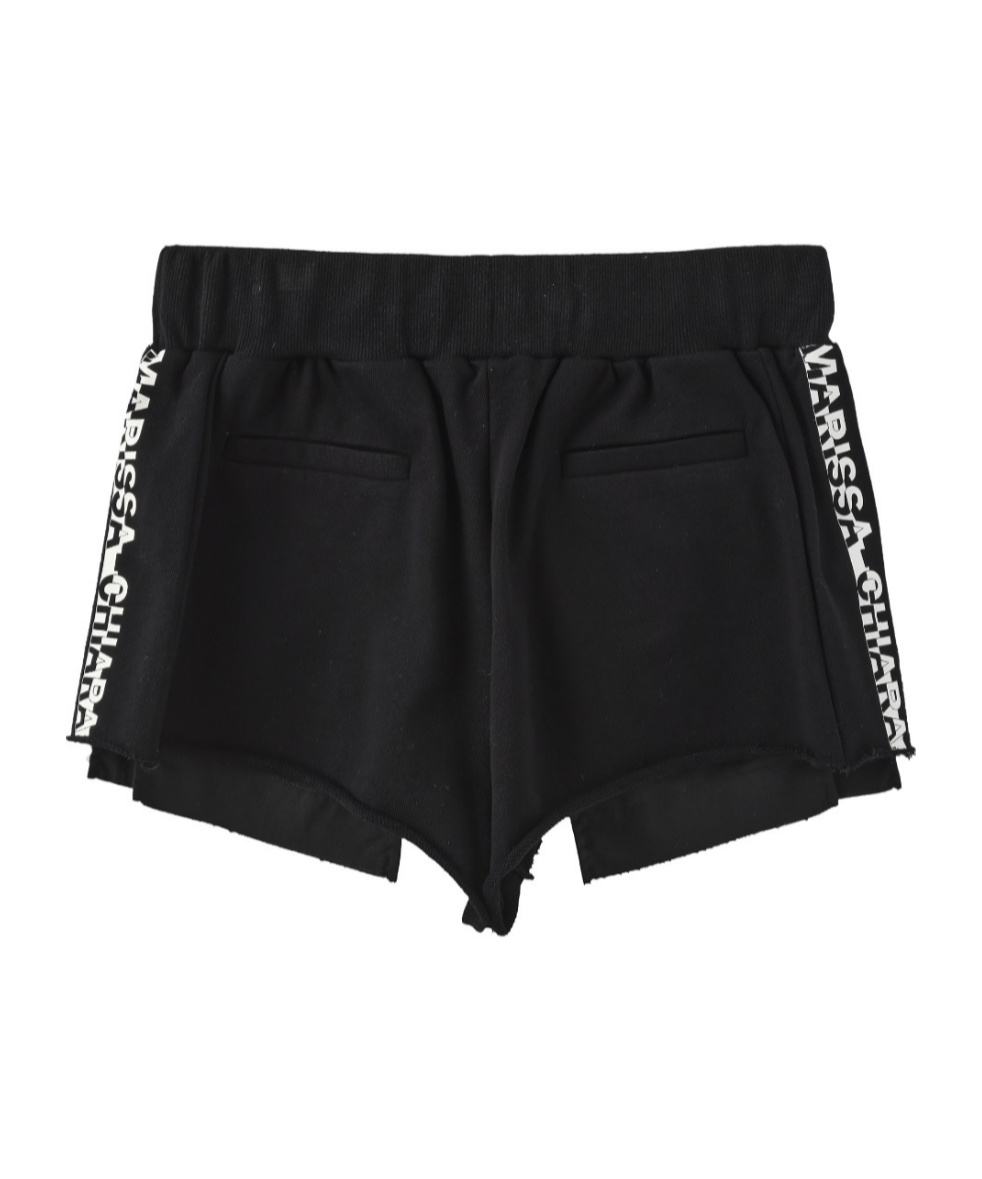 Marissa Chiara Elastic Waist Shorts In Black