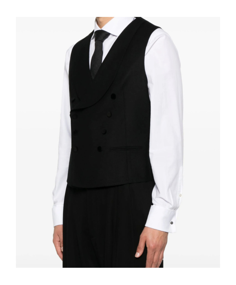 Shop Tagliatore V Neck Vest