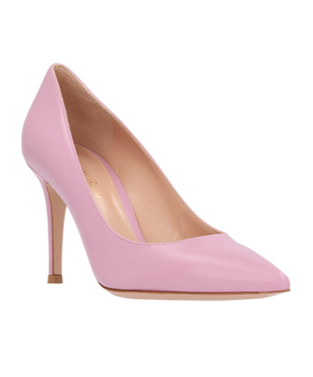 Shop Gianvito Rossi Pointed High Heels In Pink