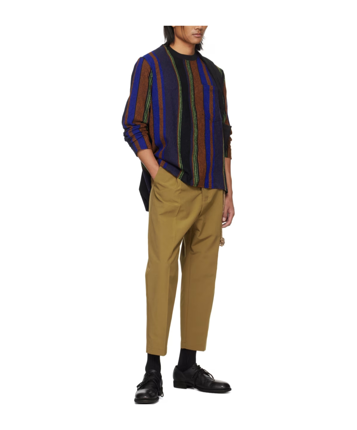 SONG FOR THE MUTE PLEATED TAPERED CASUAL PANTS