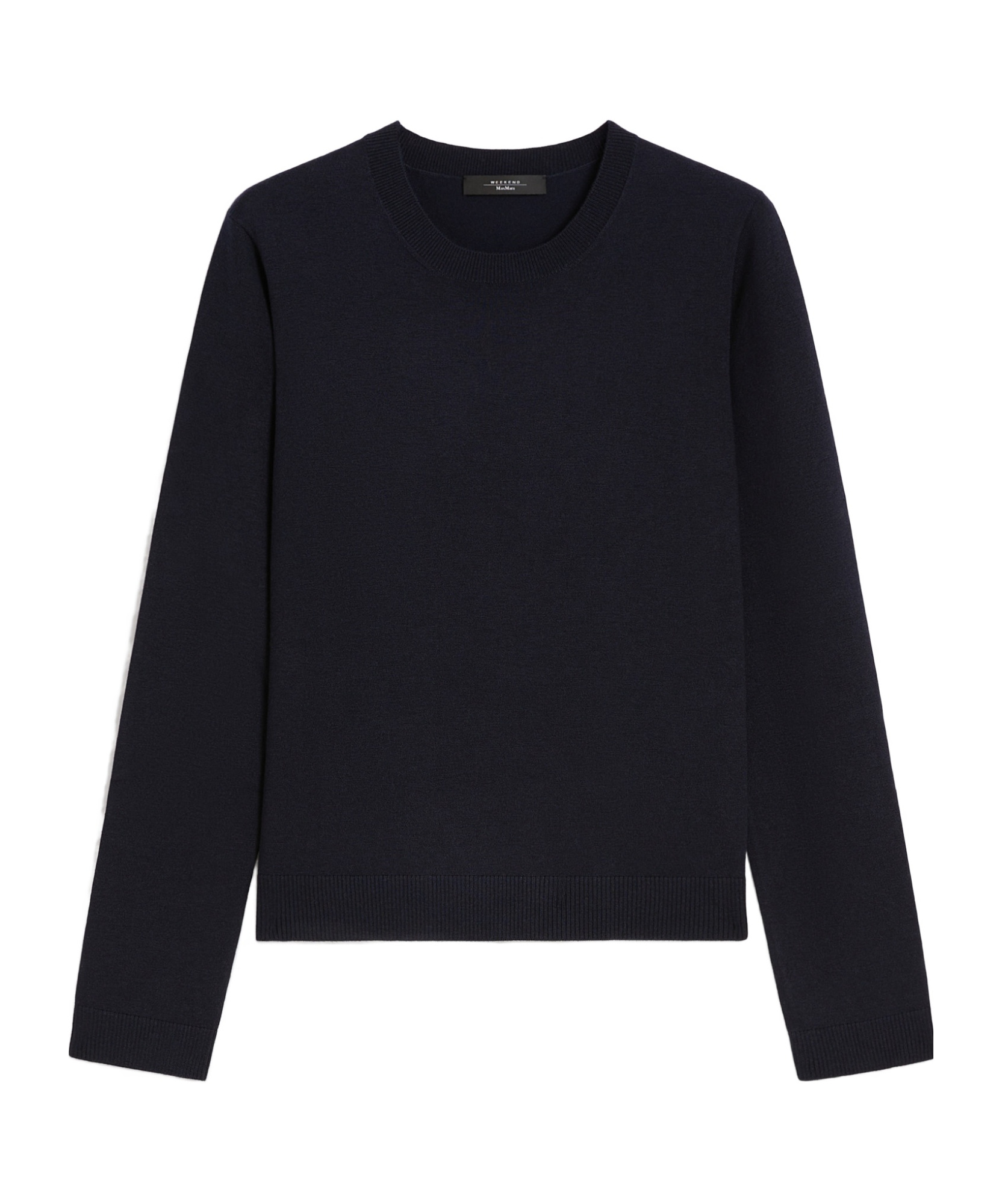 Weekend Max Mara Silk And Wool Yarn Jumper In Blue