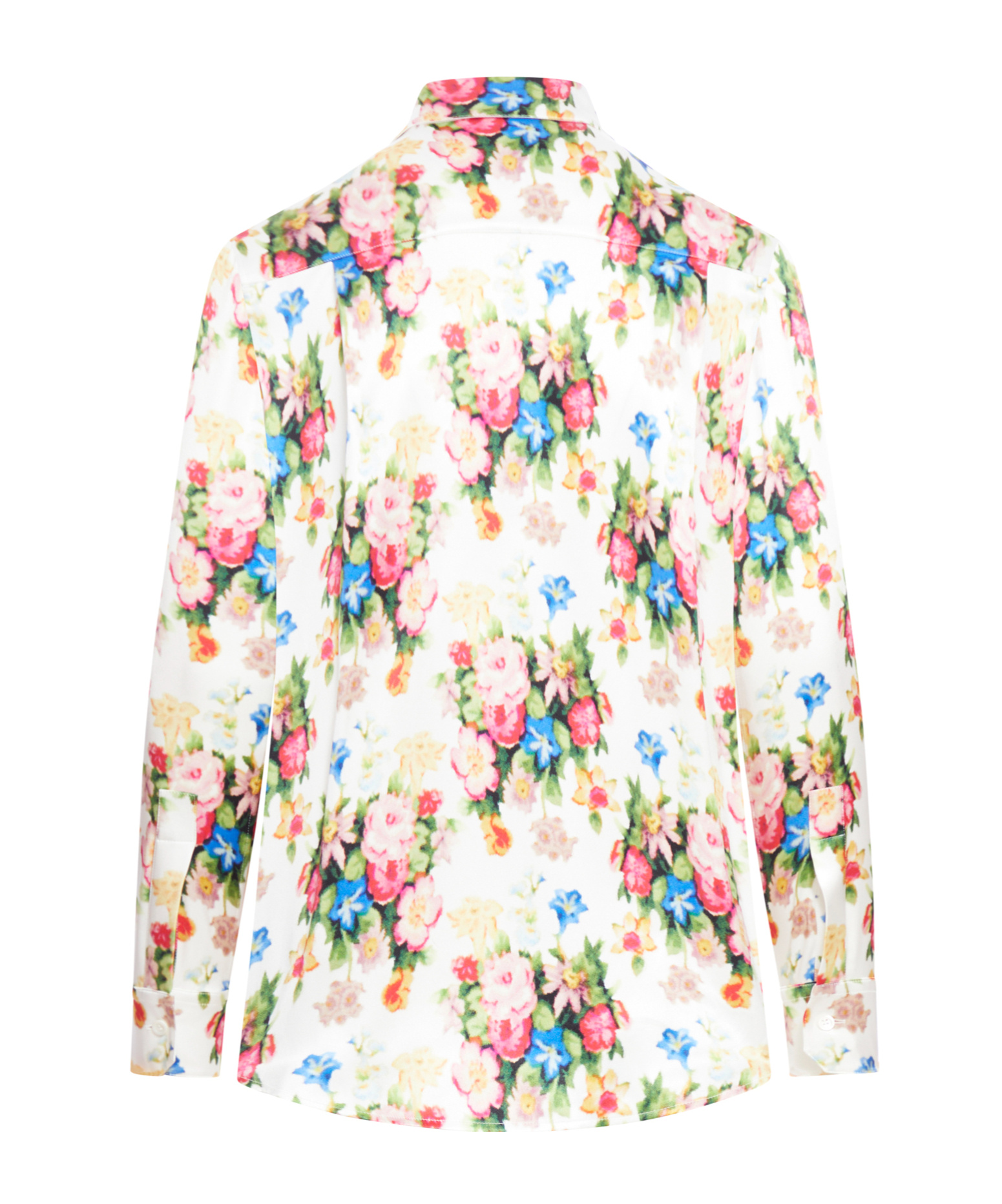 Loewe Flower Print Shirt In White