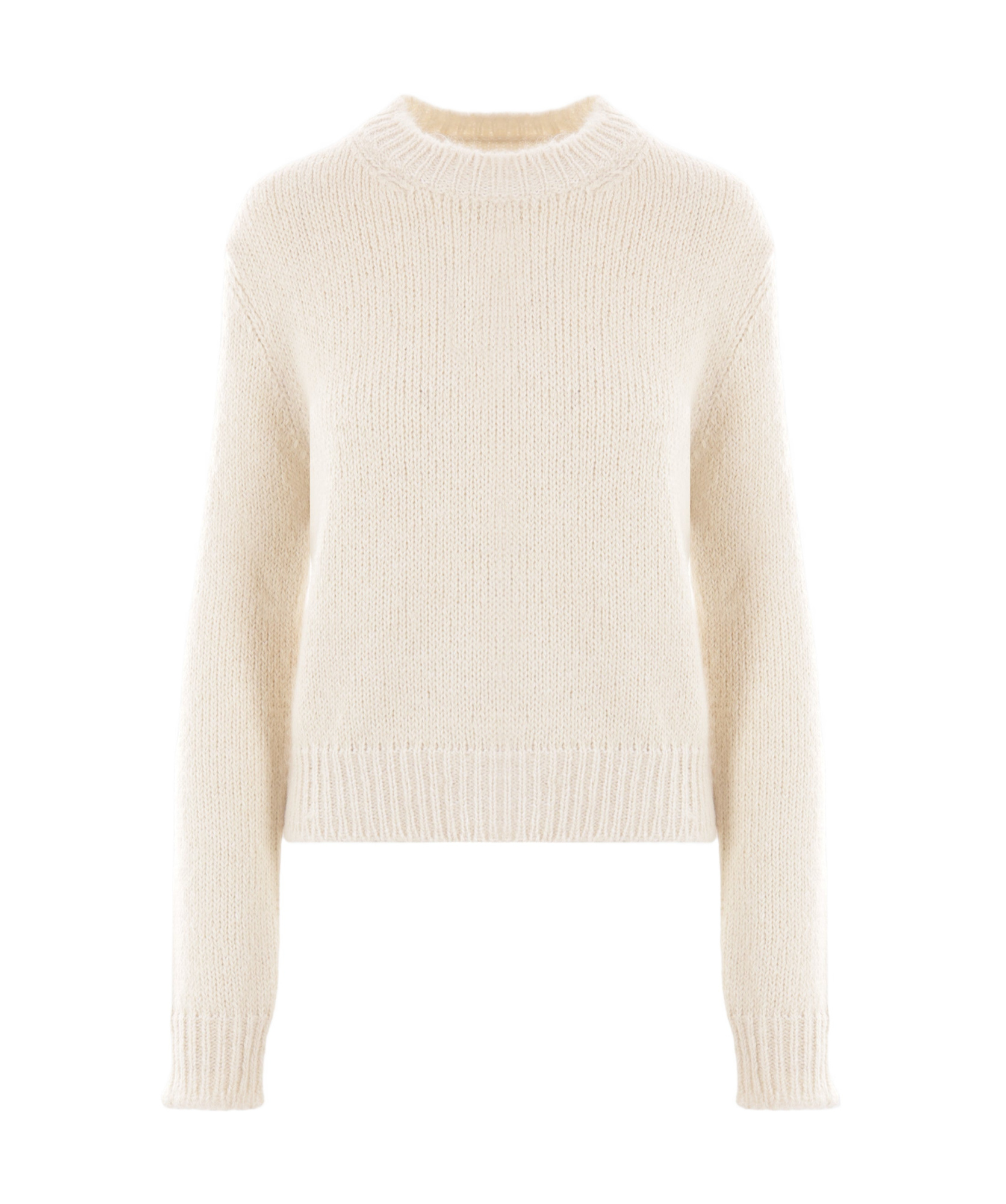 Jil Sander Knitwear In Beige Wool In White