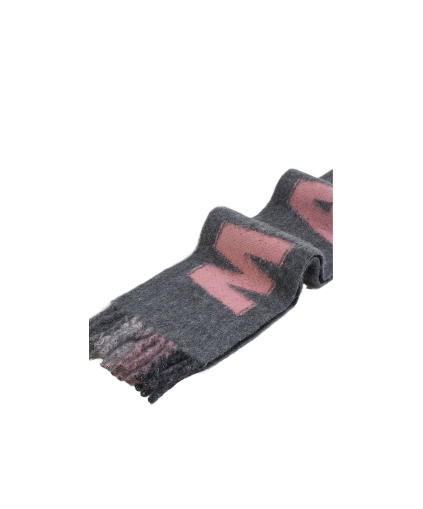 Marni Alpaca And Mohair Scarf In Black