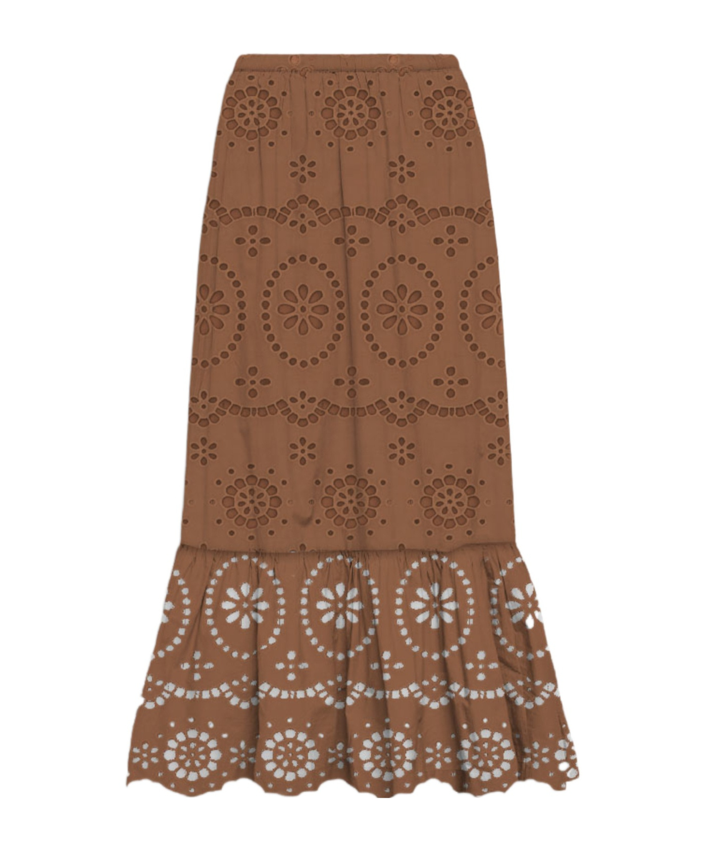 Shop Mc2 Saint Barth Jenny Midi Skirt