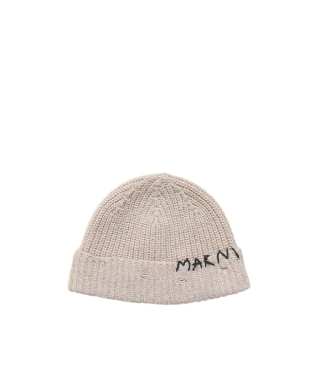 Marni Logo-embroidered Beanie Hat