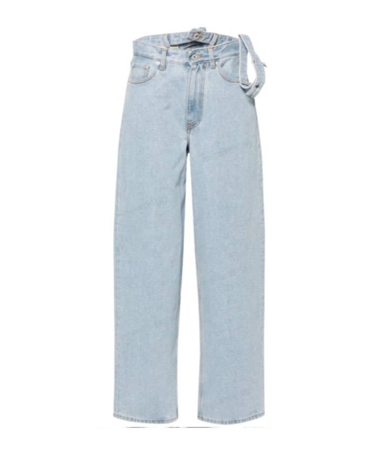 Y/project Belt-loop Jeans In Blue