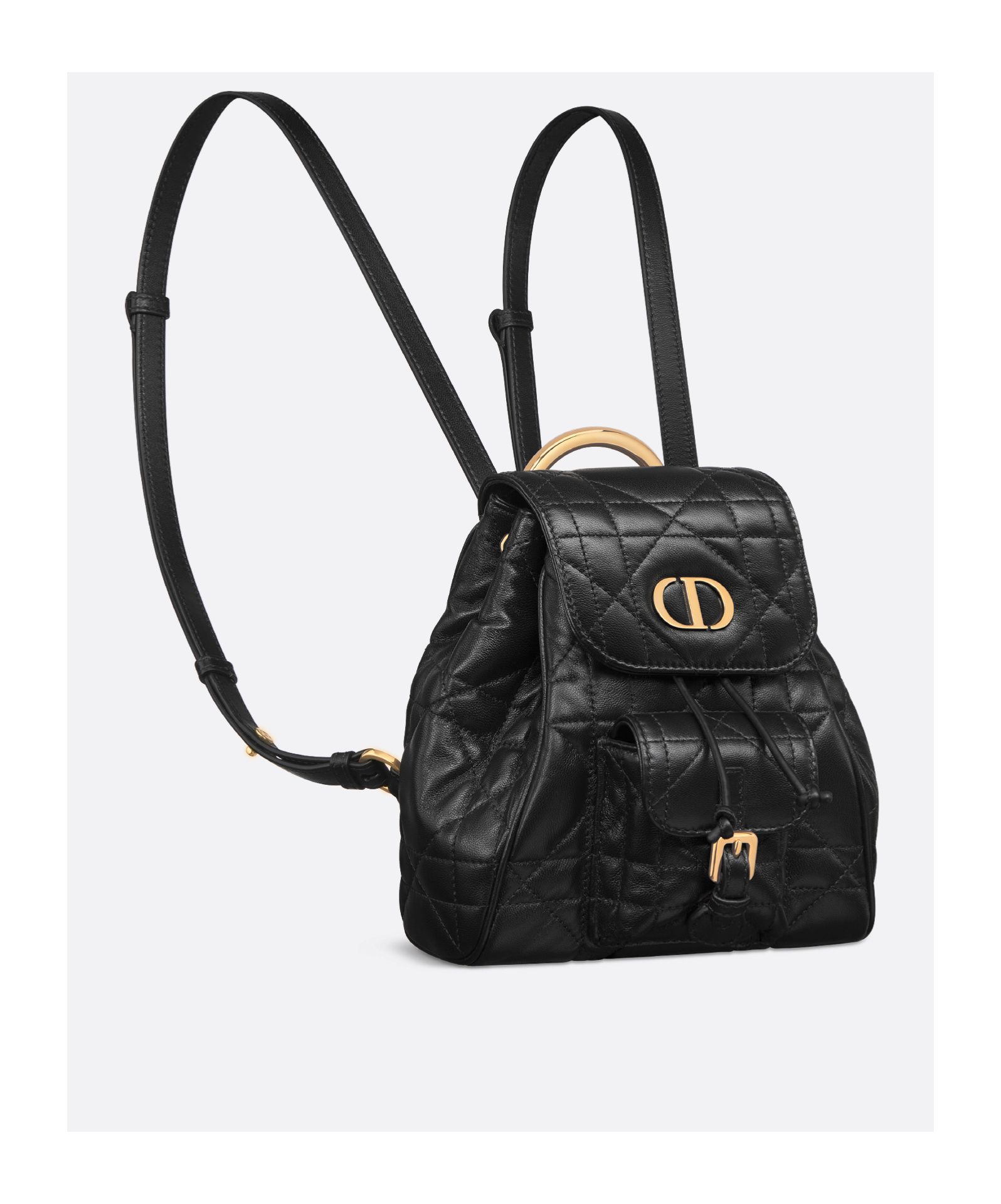 Dior Logo Backpack In Black