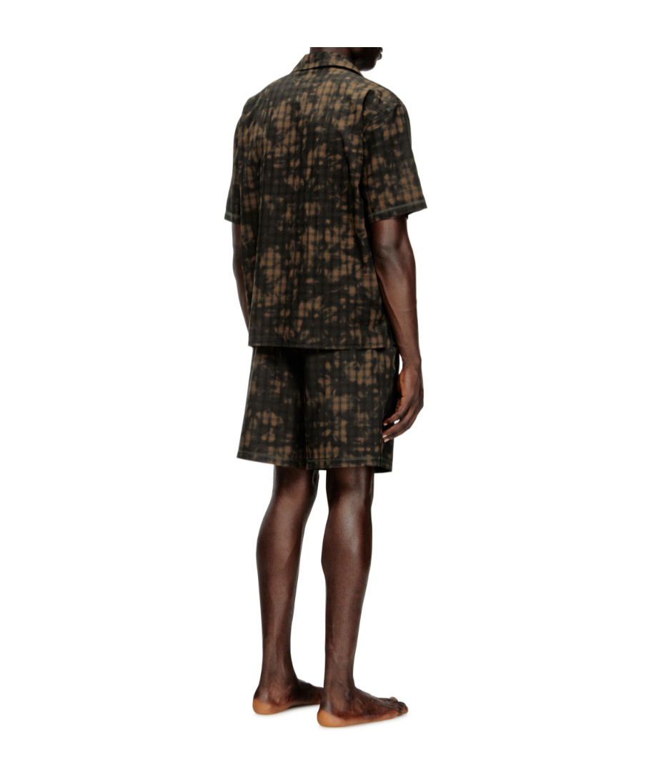Diesel Horien Patterned Pyjama Set In Green
