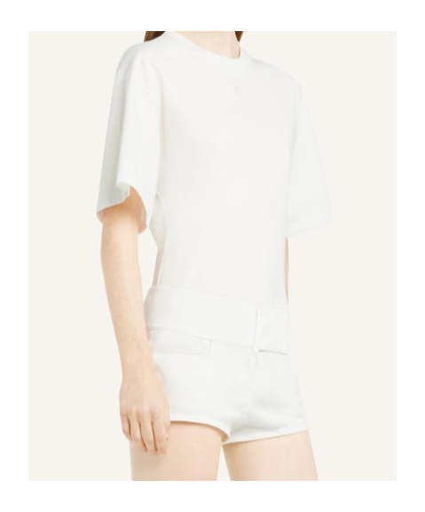Shop Courrèges Appliqué T-shirt In White