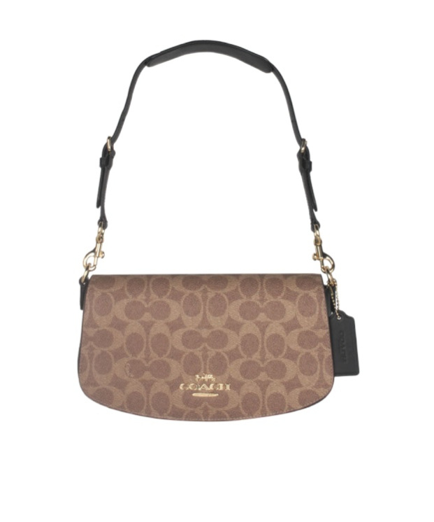 Coach Logo Flip Shoulder Bag