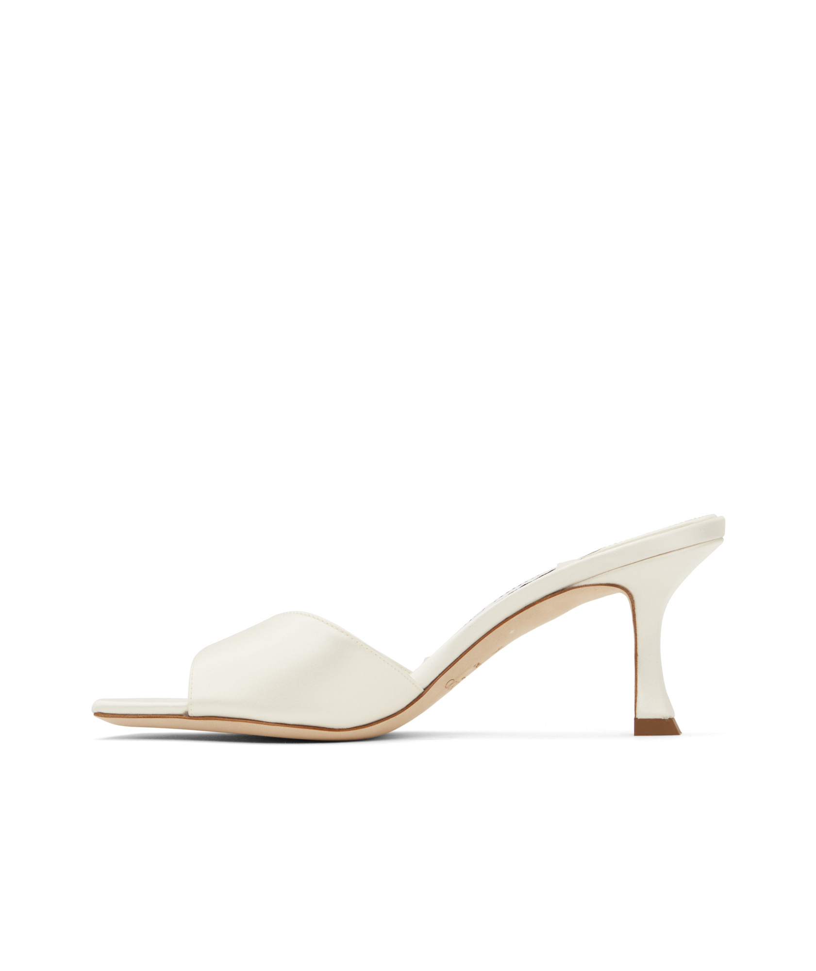 Jimmy Choo Womens Ivory Skye 70 Single-strap Leather Heeled Mules In Ivory