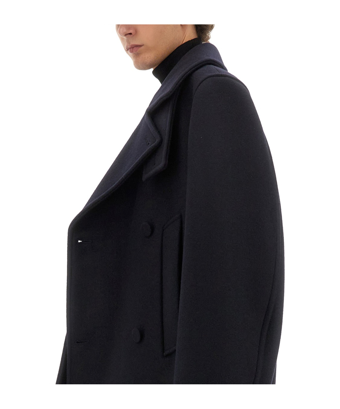 Jil Sander "caban" Jacket In Black