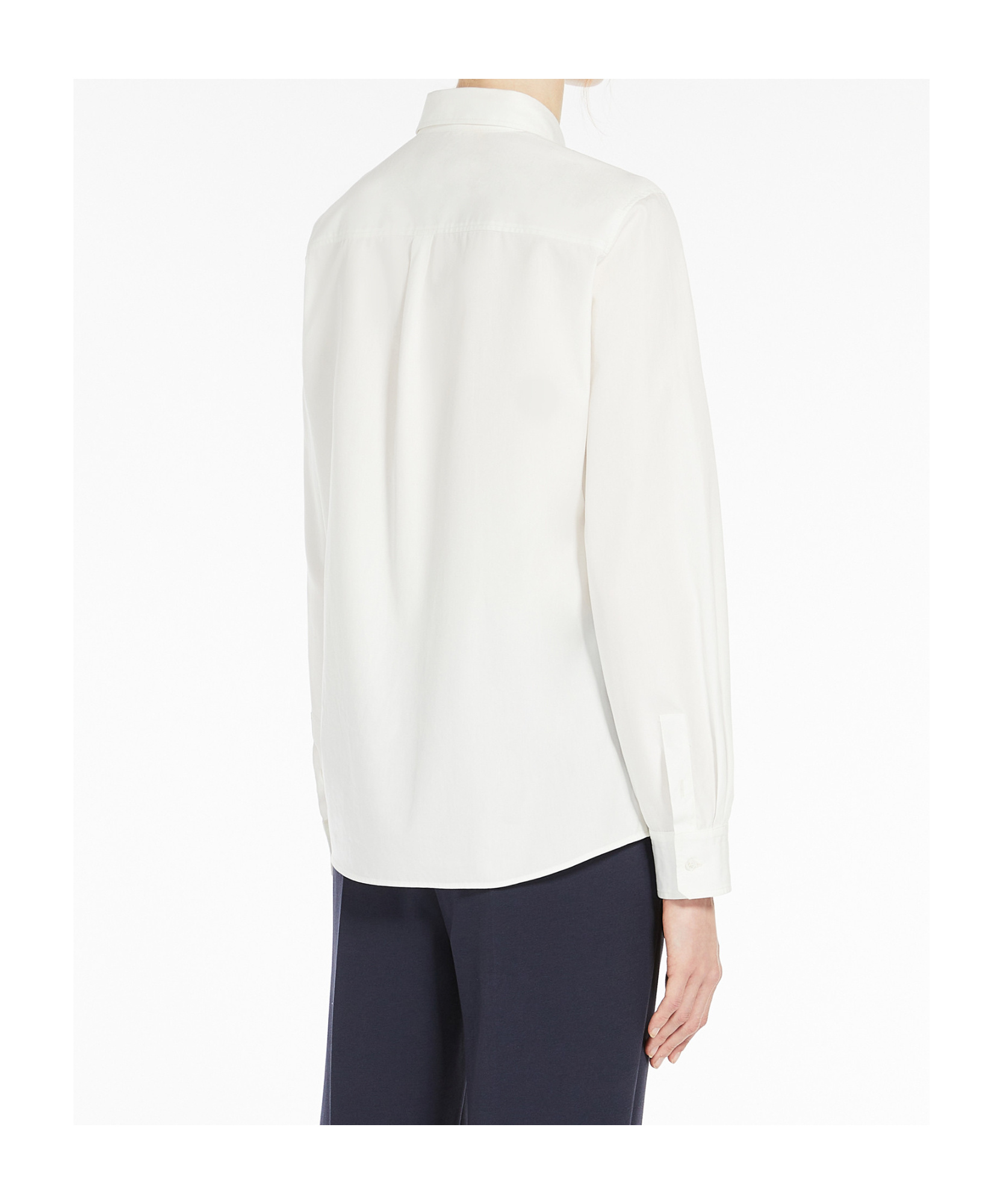 Weekend Max Mara Long-sleeved Shirt In White