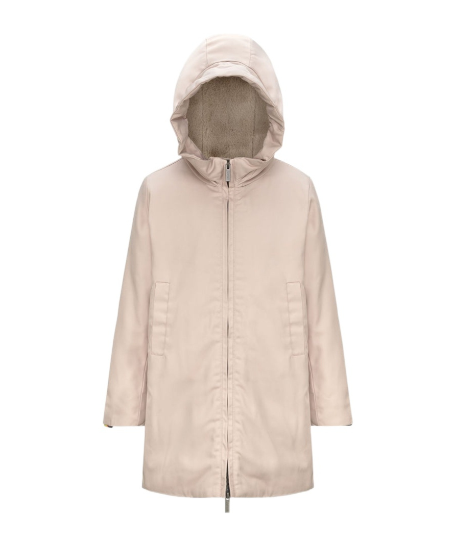 K-way Long-sleeved Casual Jacket In Nude