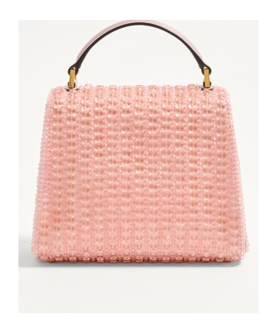 Valentino Mini Vsling Shoulder Bag In Pink