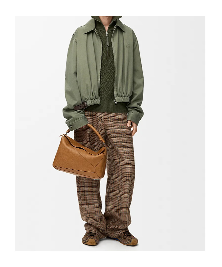 Loewe Long-sleeved Casual Jacket In Green