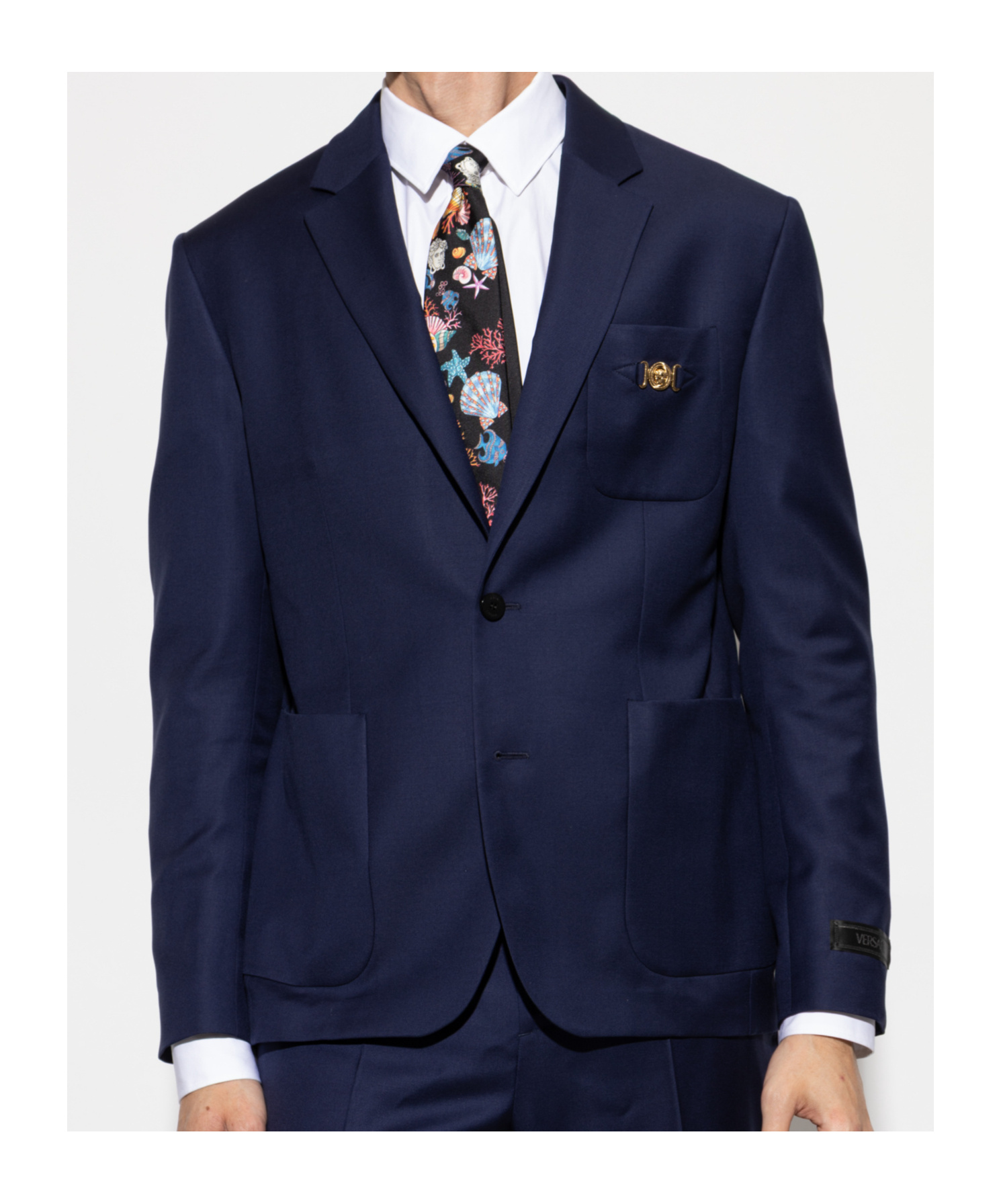Versace Medusa Head Single-breasted Tailored Blazer