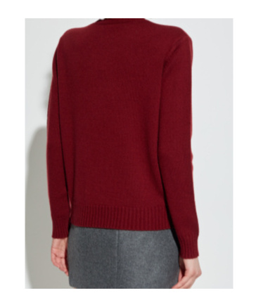 Max Mara Long Sleeve Sweater In Red