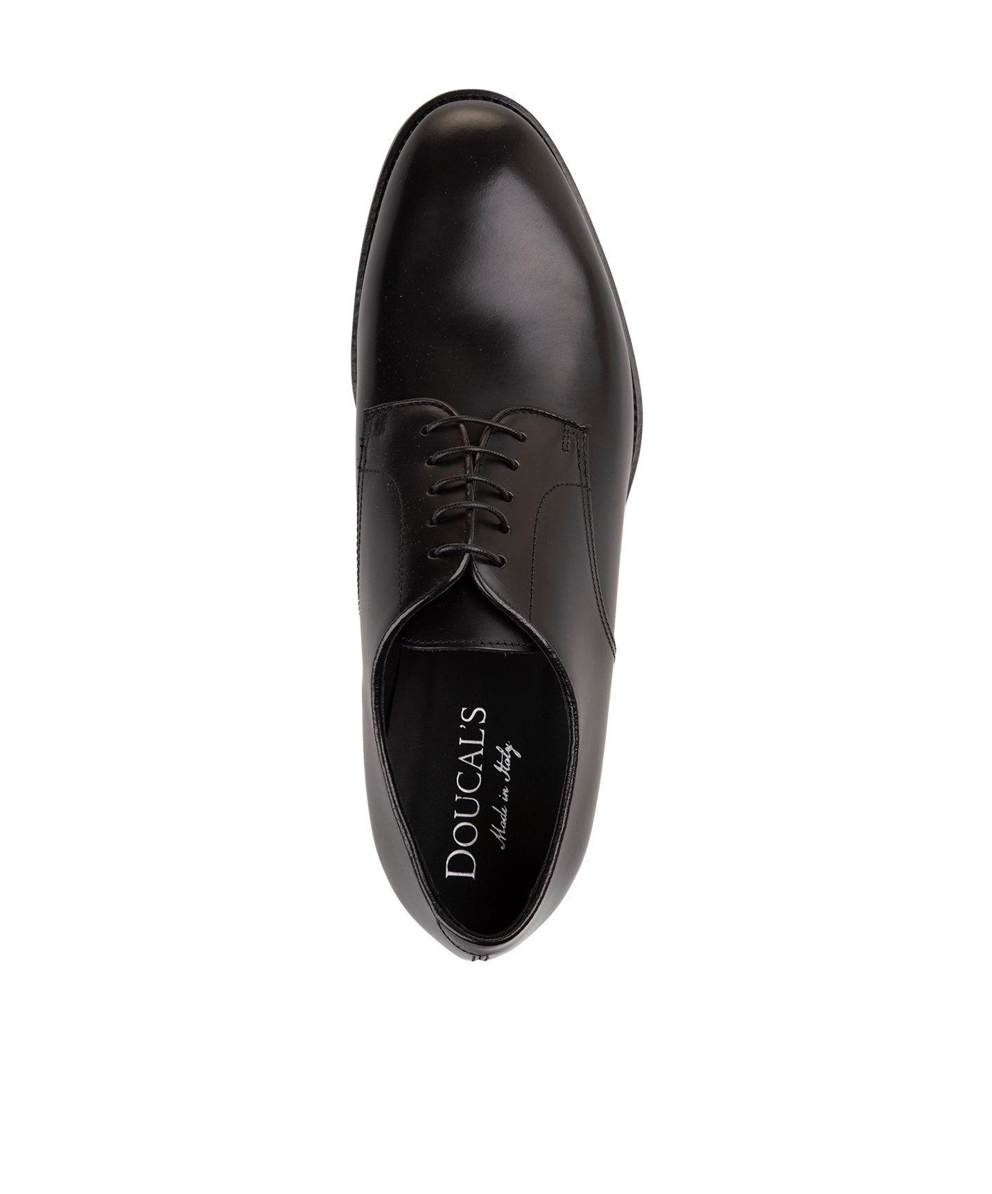 Doucal's Stringate Derby In Black