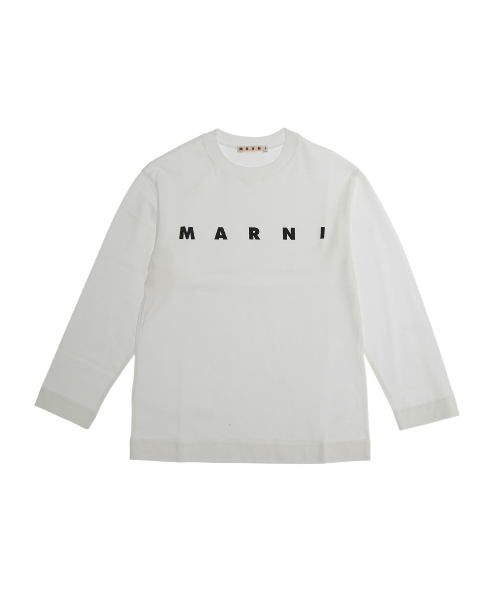 Marni Crew Neck T-shirt In Gray