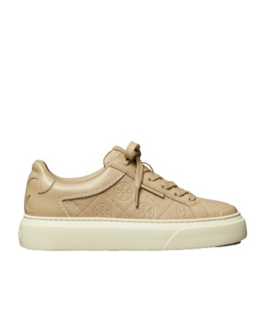 Tory Burch Round-head Sneakers In Nude