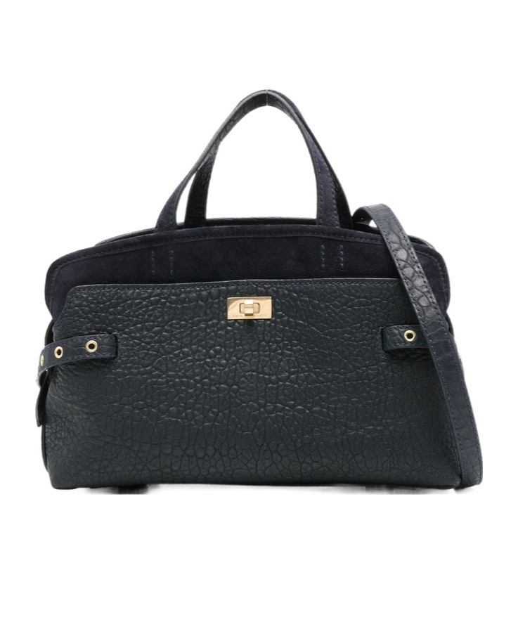 Anya Hindmarch Double Handle Shoulder Bag In Black