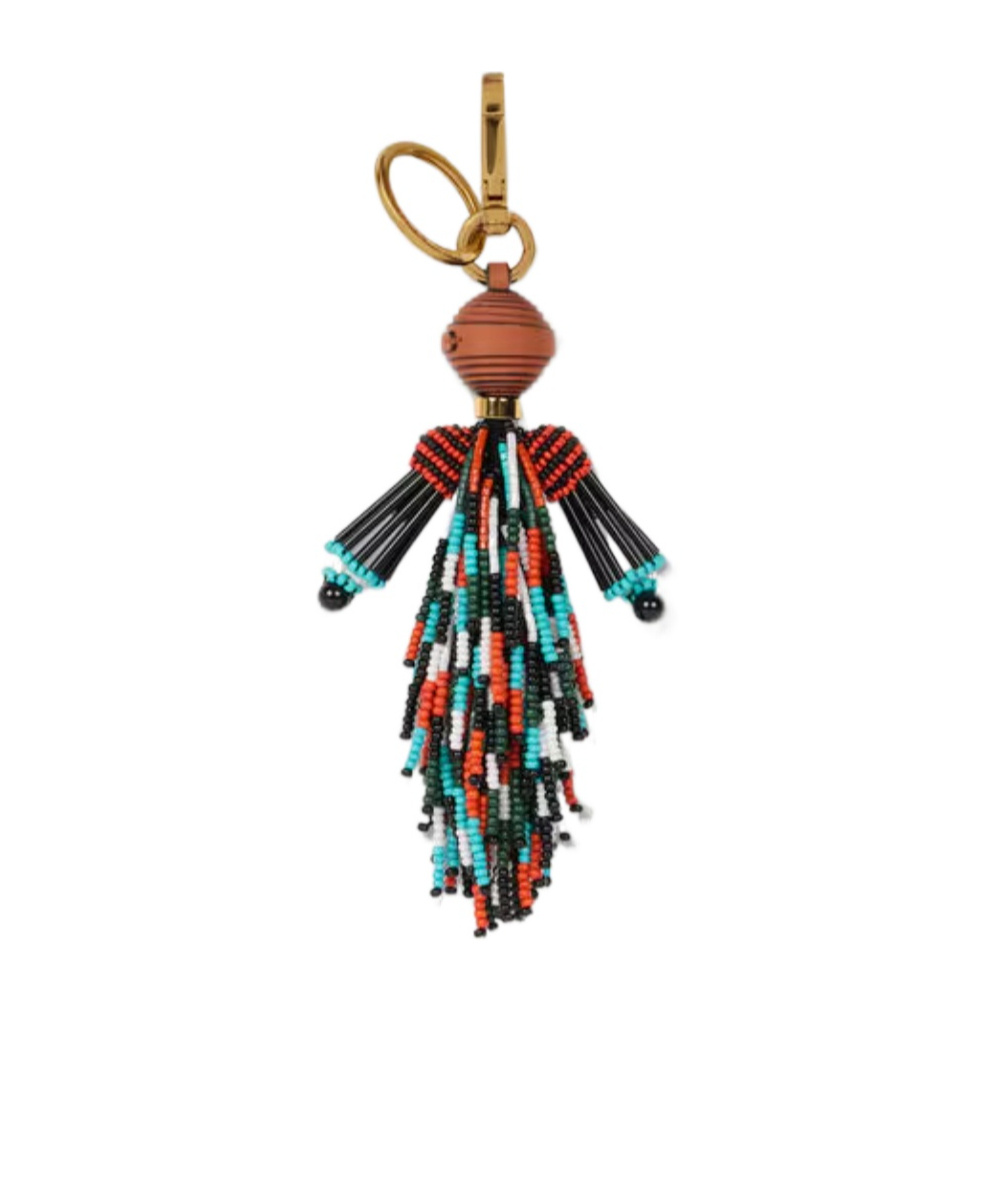 Etro Charm With Man And Fringing In Multi