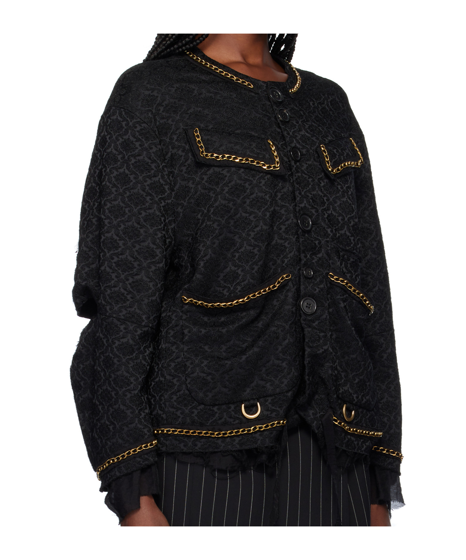 Undercover Black Uc1e4205-1 Jacket In Black