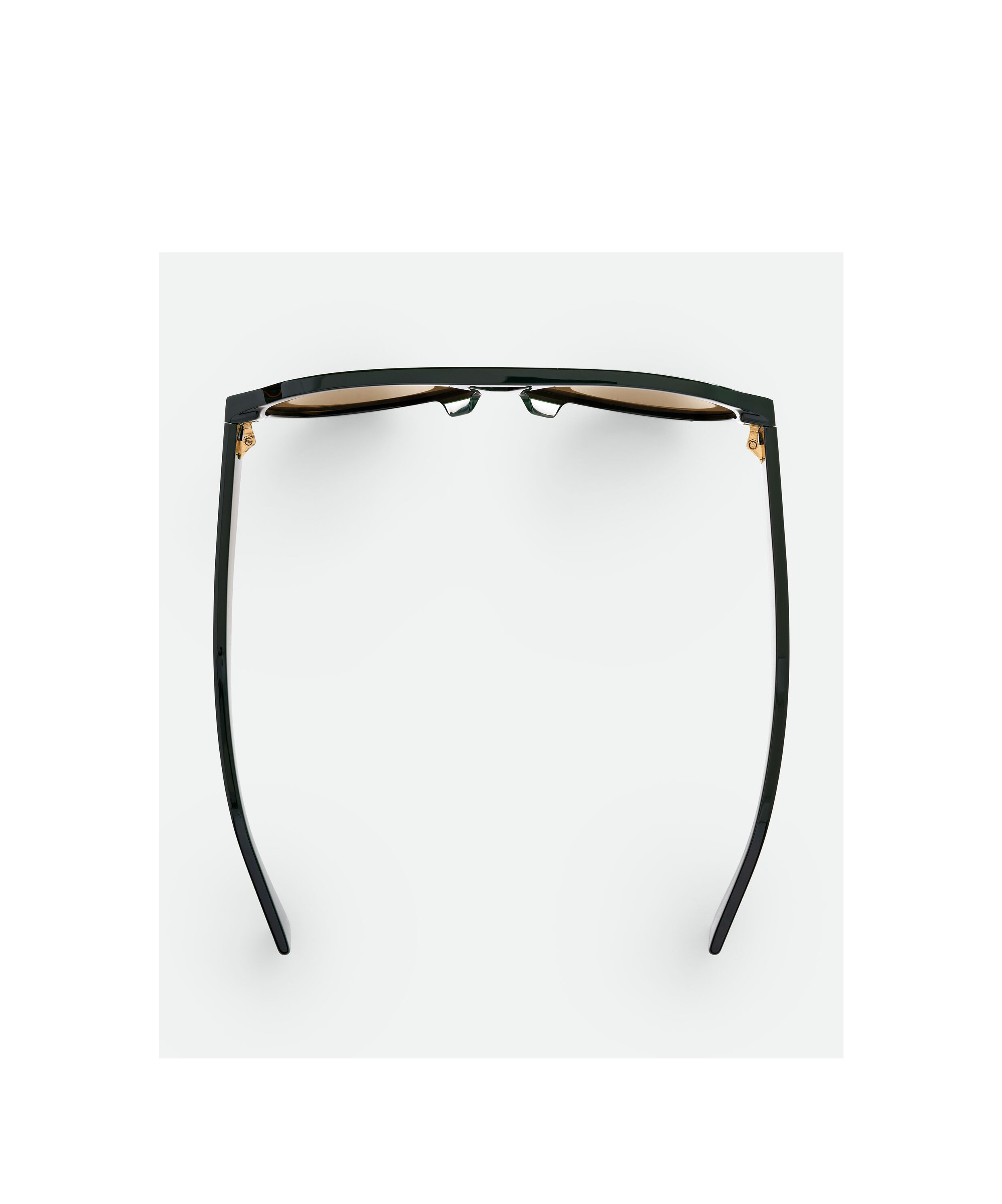 Bottega Veneta Bold Triangle Stud Aviator Sunglasses In Black