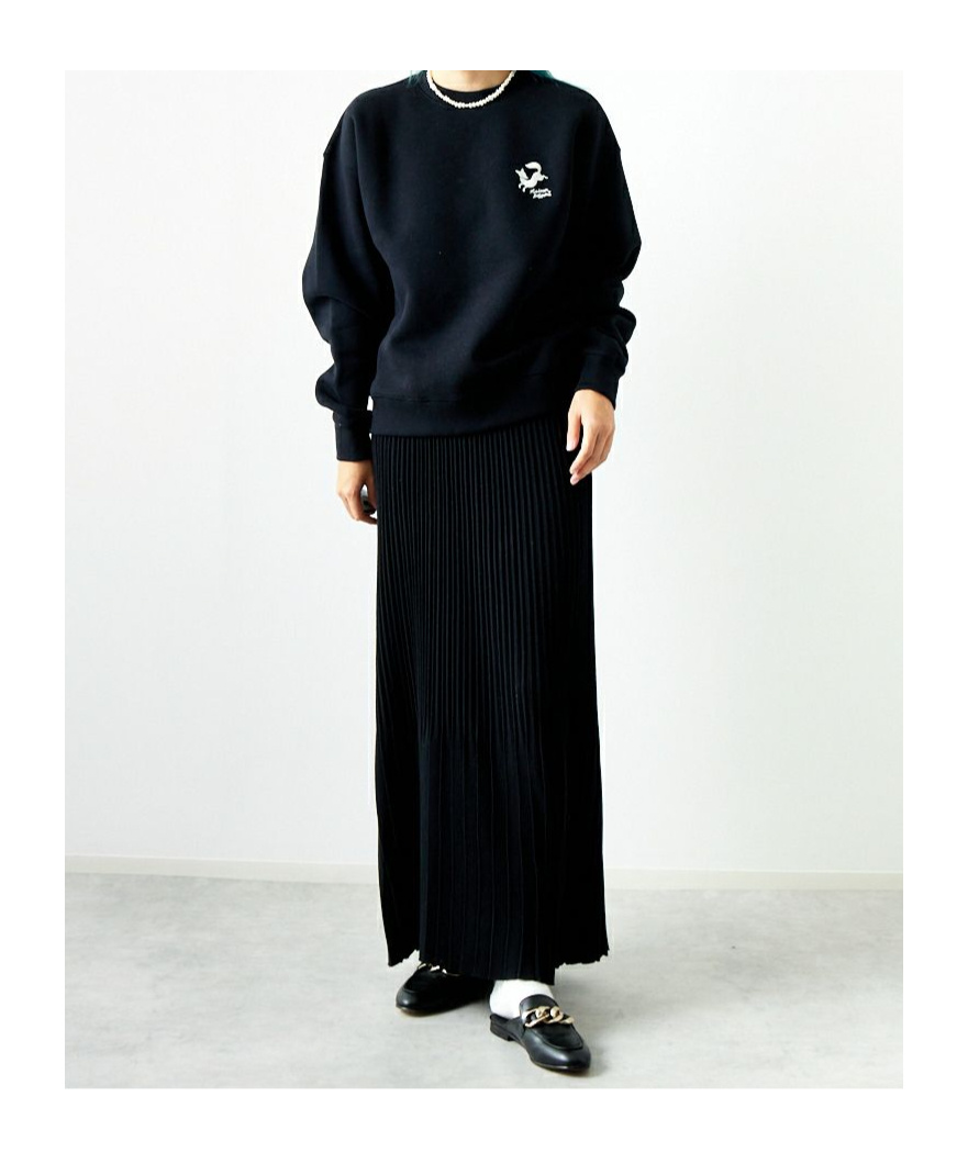 Shop Maison Kitsuné Embroidered Sweatshirt In Black
