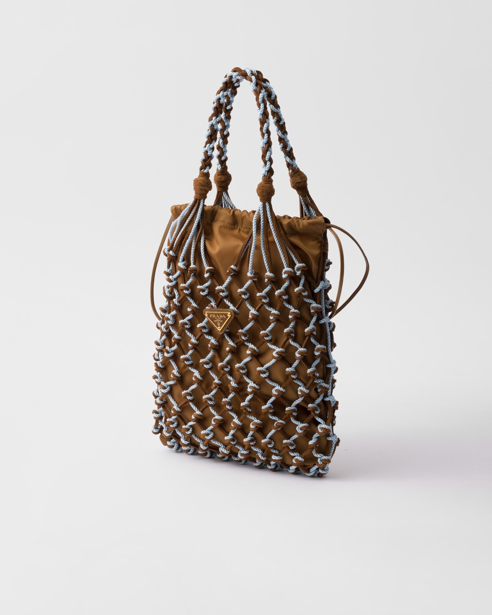 Prada Small Macramé Tote Bag