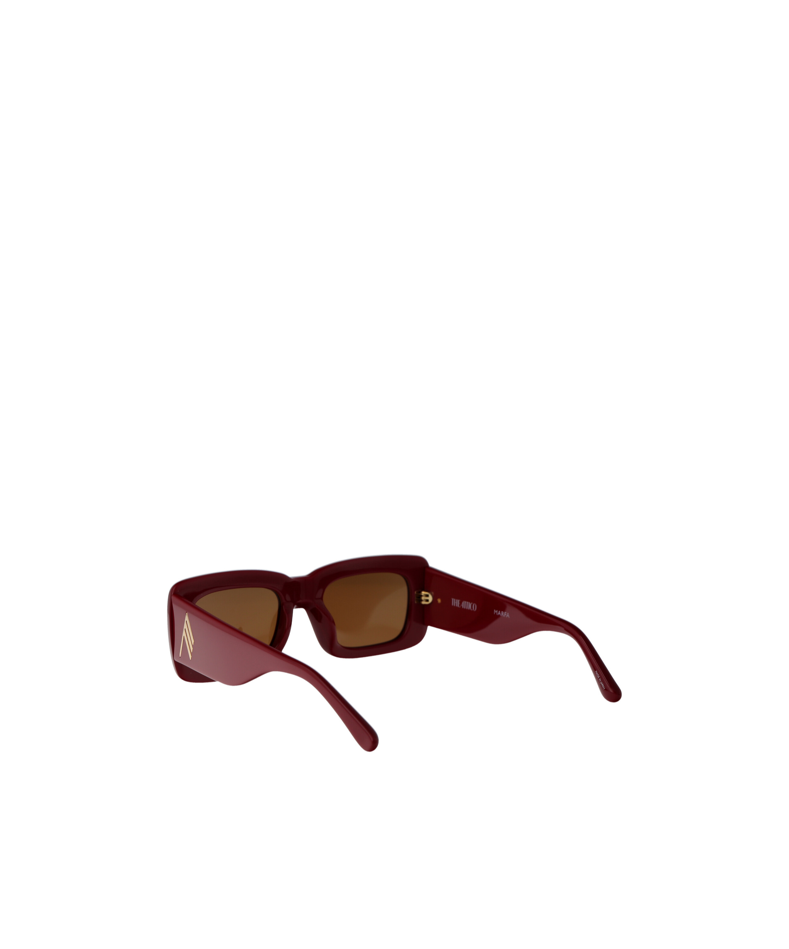 Attico Linda Farrow X  Marfa Sunglasses In Brown