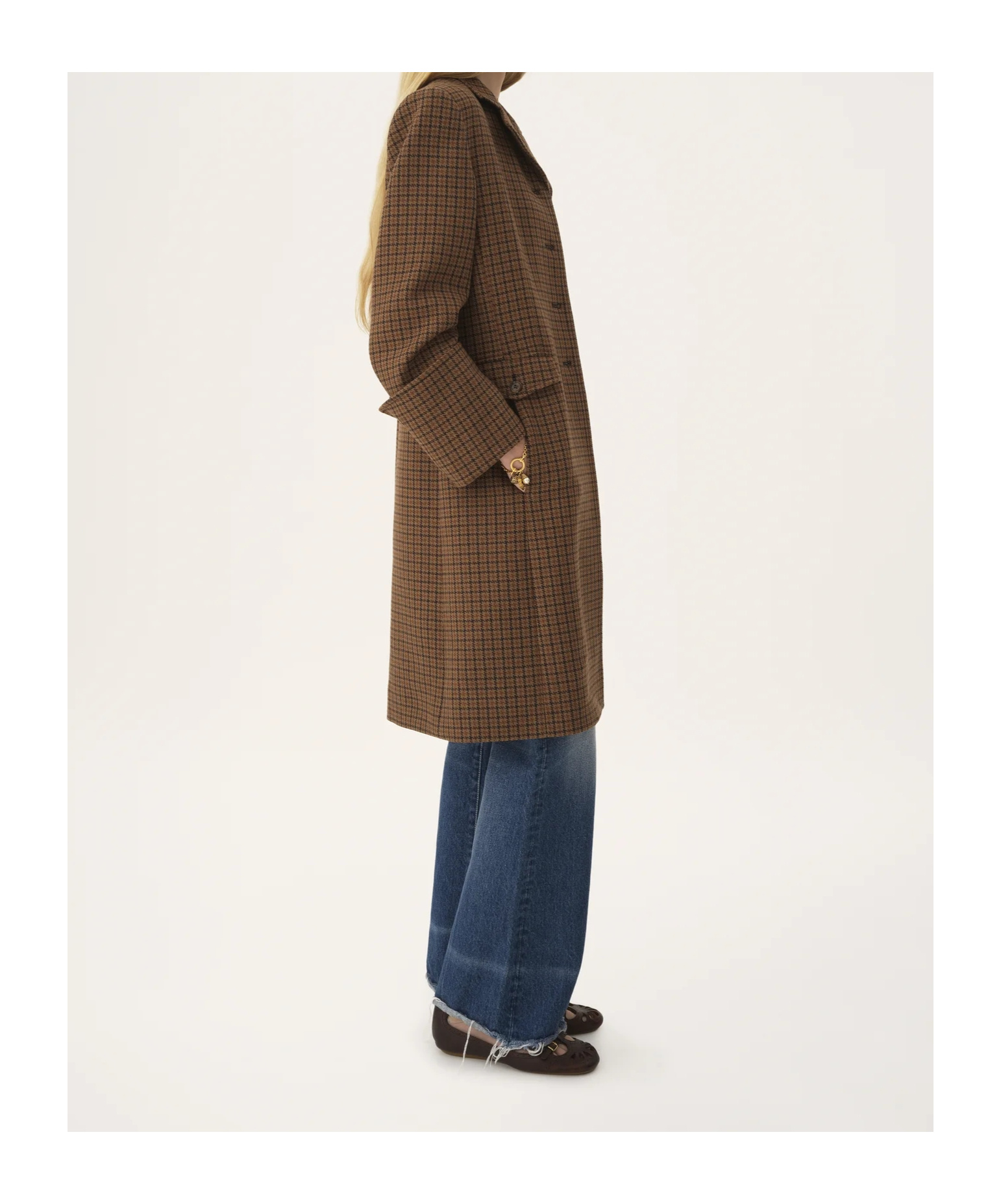 Chloé Long-sleeved Coat In Animal Print