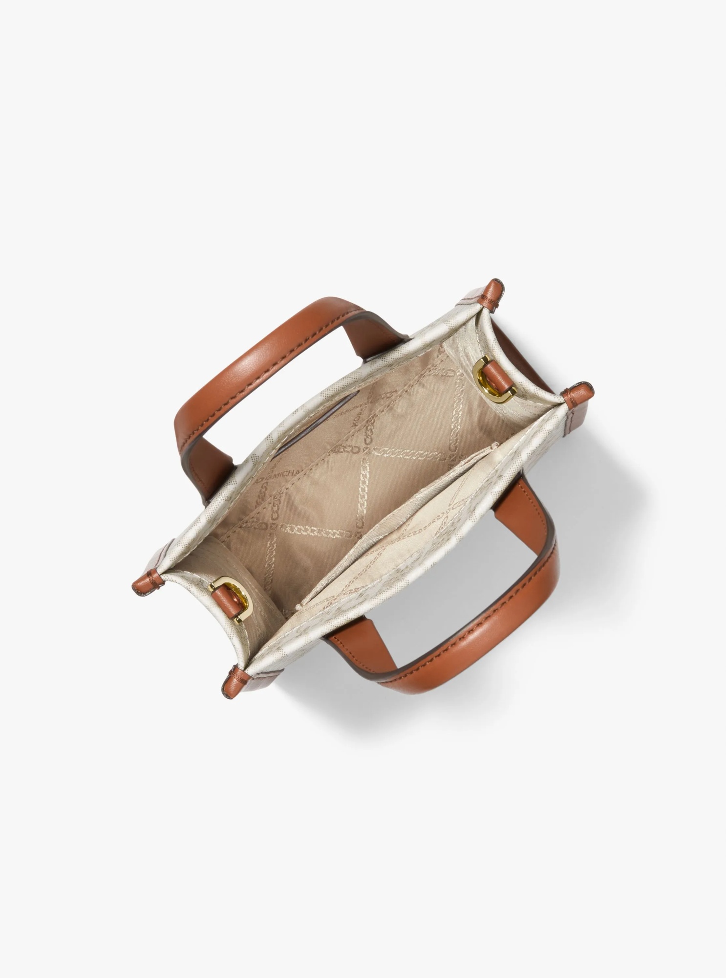 Michael Michael Kors Gigi Ultra-small Presbyopic Cross-body Bag In Nude