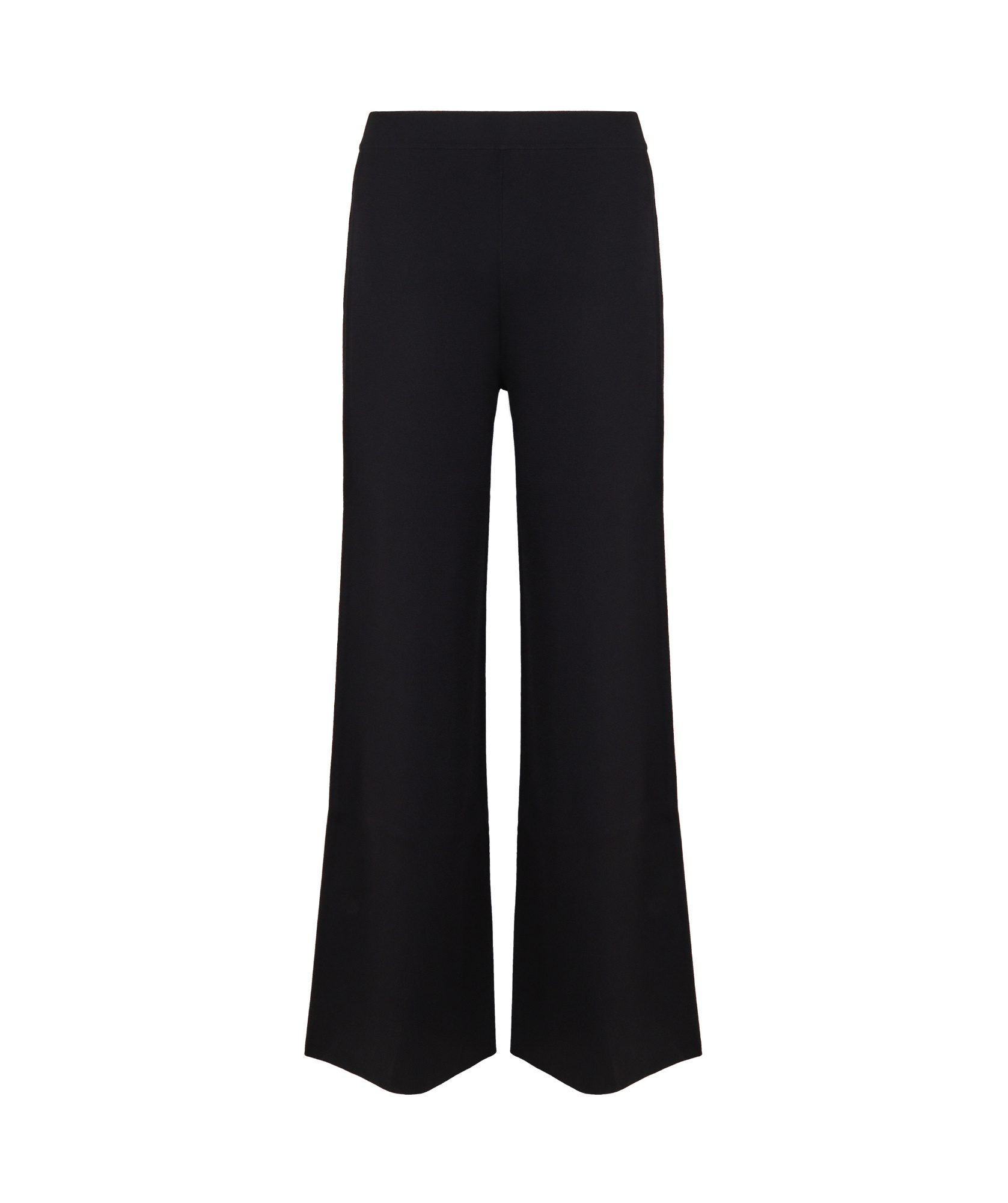 Shop P.a.r.o.s.h Flared Trousers In Black