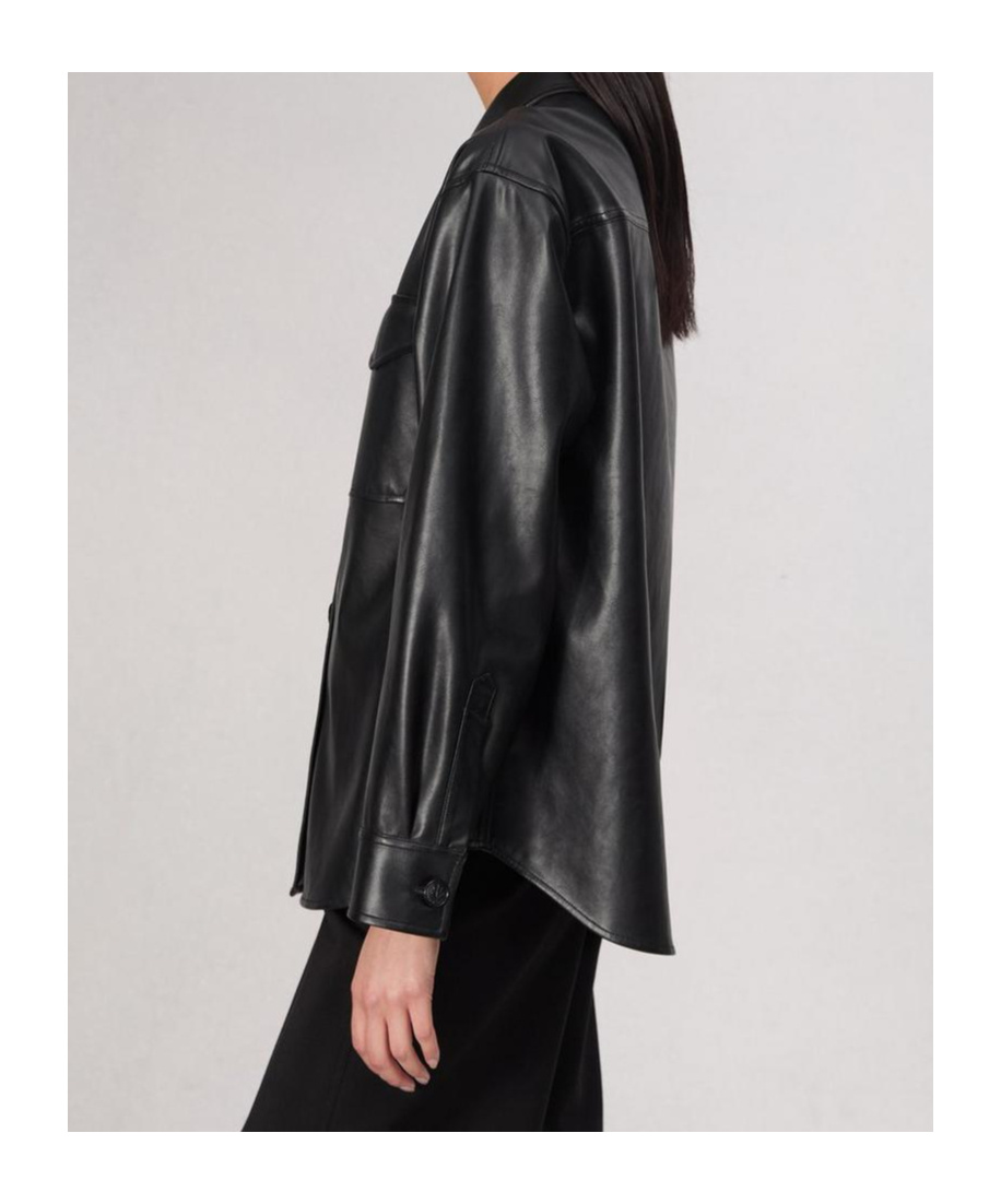Rag & Bone Long-sleeved Shirt And Jacket In Black