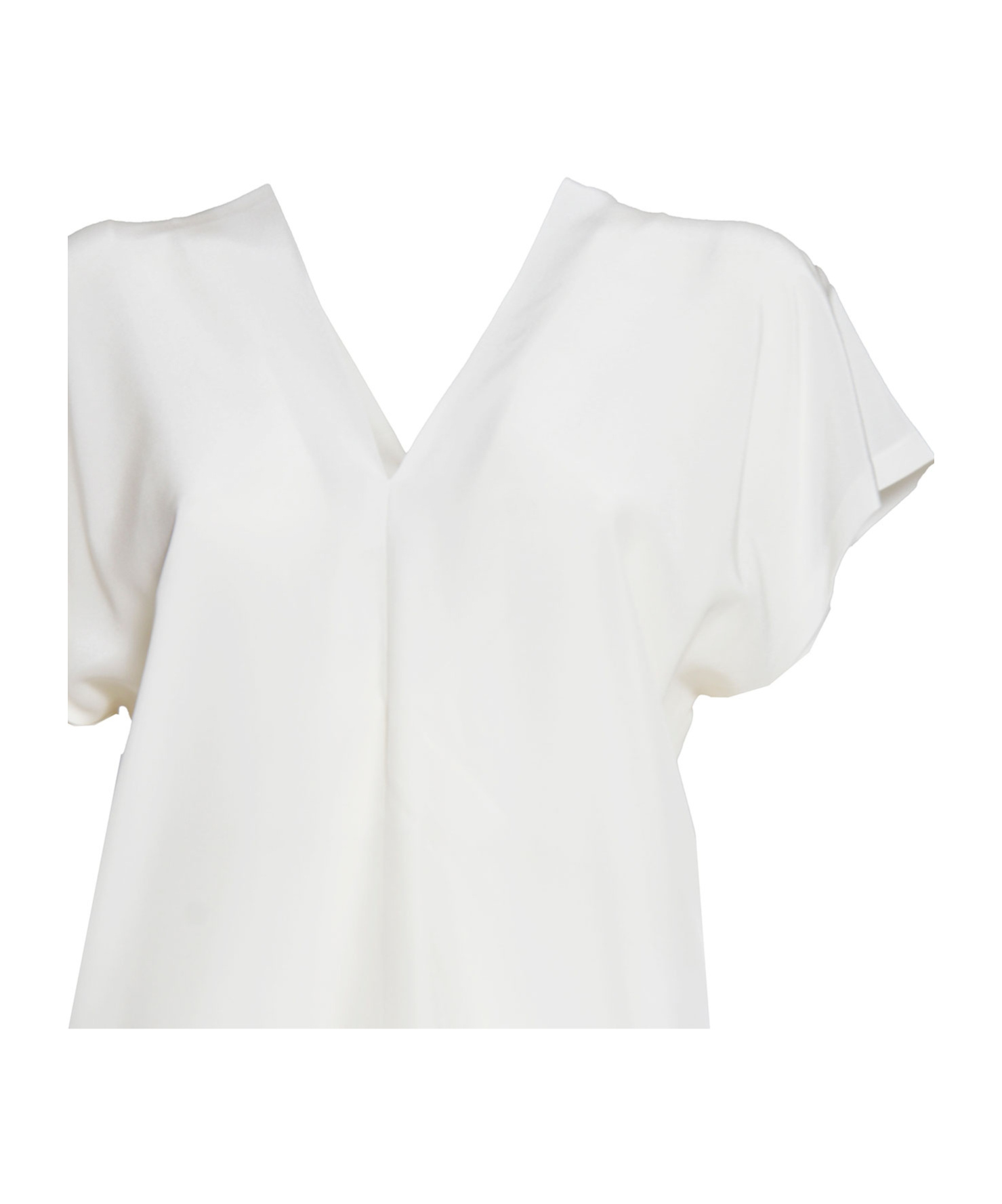 Aspesi V-neck Top In White
