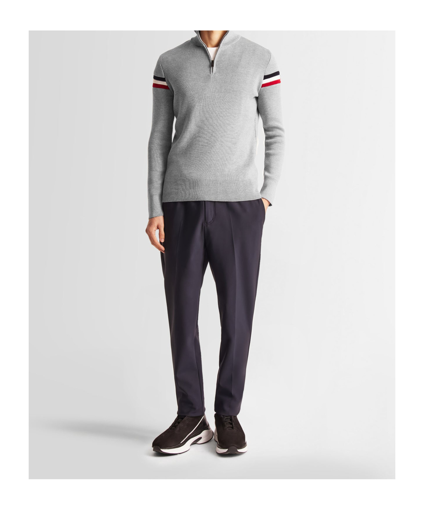 Fusalp Long-sleeved Sweater In Gray