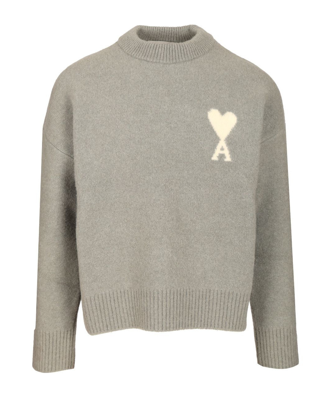 Ami Alexandre Mattiussi Sweater Ami Paris Men Color Grey In Gray