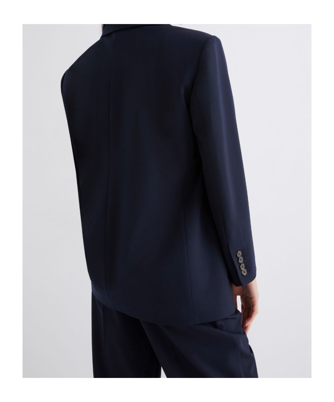 Marella Alda Single-breasted Pocket Blazer In Blue
