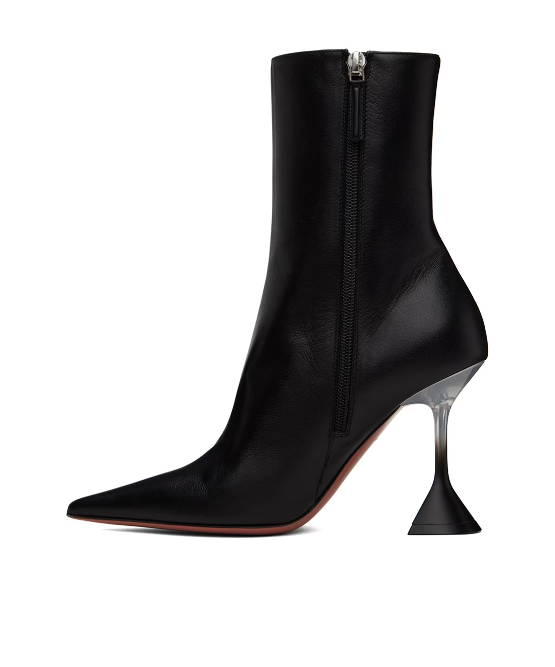 AMINA MUADDI GIORGIA GLASS SHORT BOOTS 