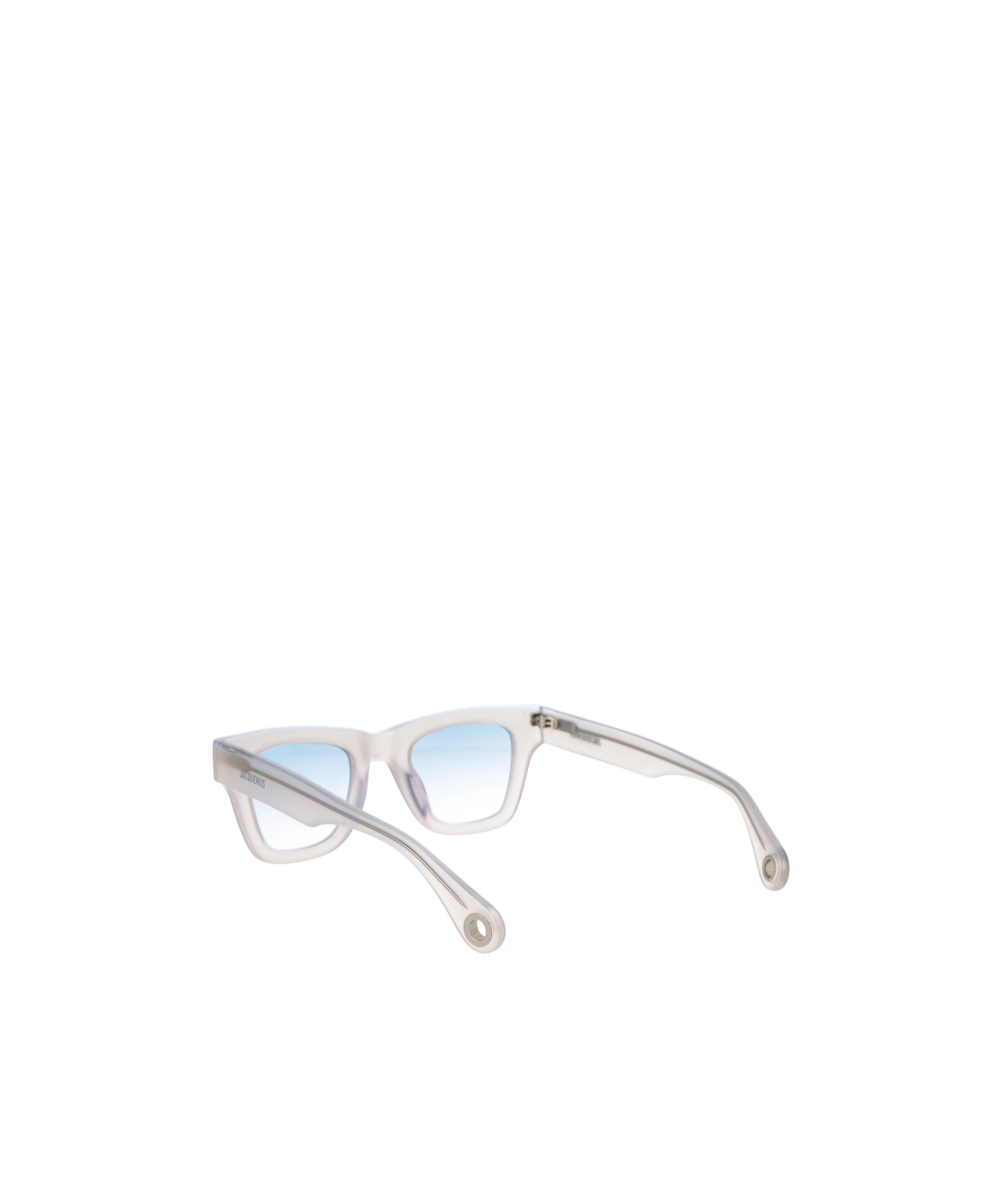 Jacquemus Rectangular Sunglasses In White