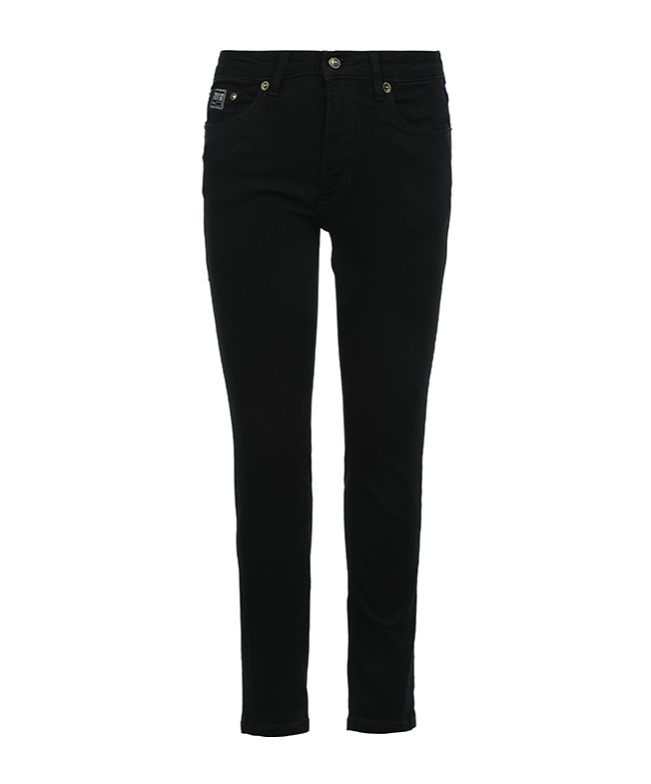 Versace Jeans Belt-loop Jeans In Black